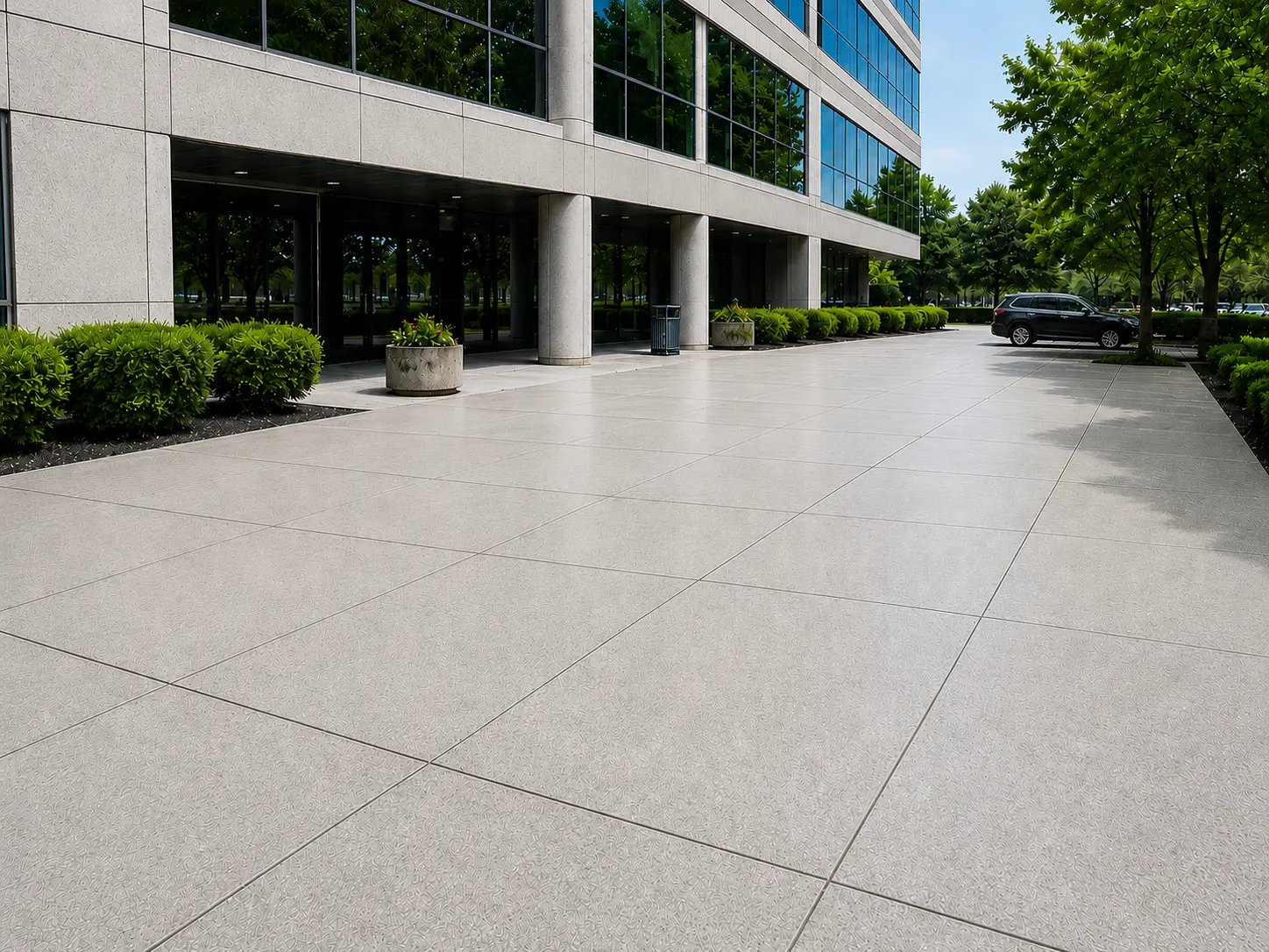 Walkway after professional power washing