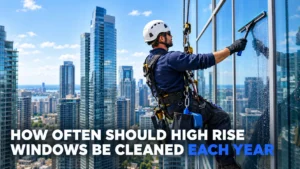 high rise window cleaning vaughan humber summit rope access technician